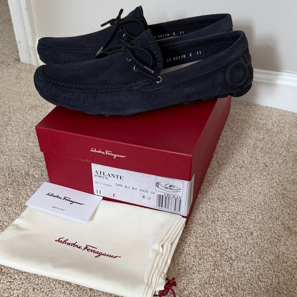 Salvatore Ferragamo Men's Atlante Drivers Size 11E